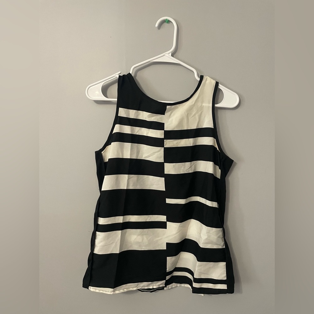 Banana Republic Black and White Tank Top